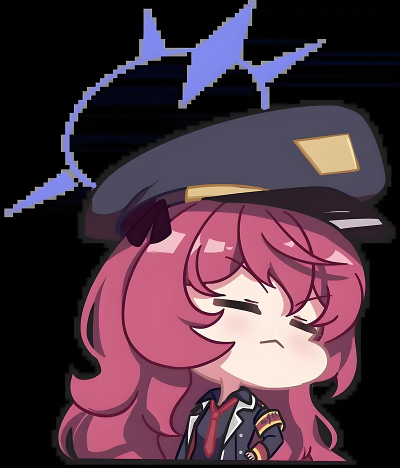 Blue Archive meme mobile