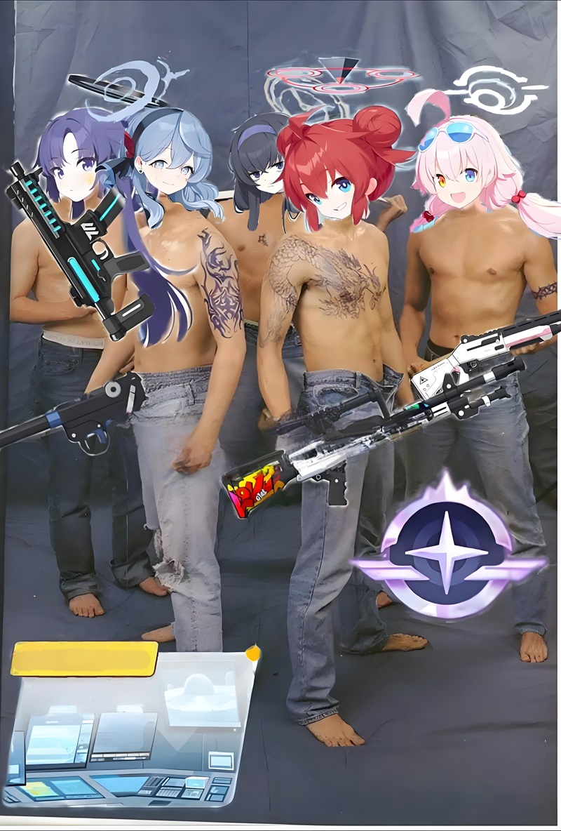 Blue Archive meme long