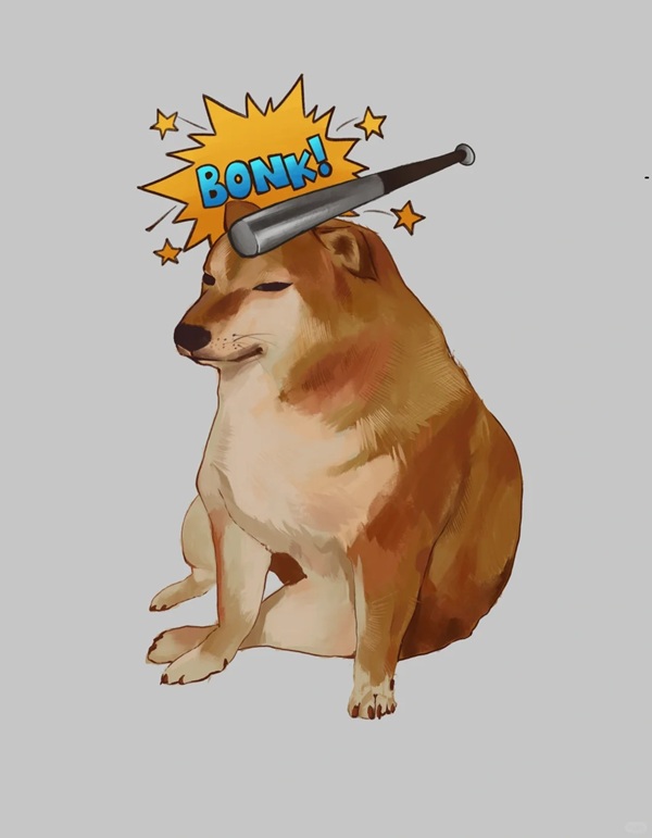 Bonk meme hài hước