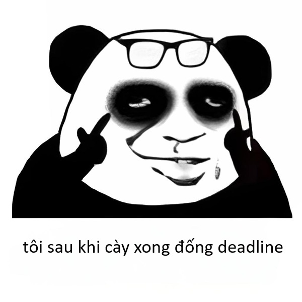 Chạy deadline meme template