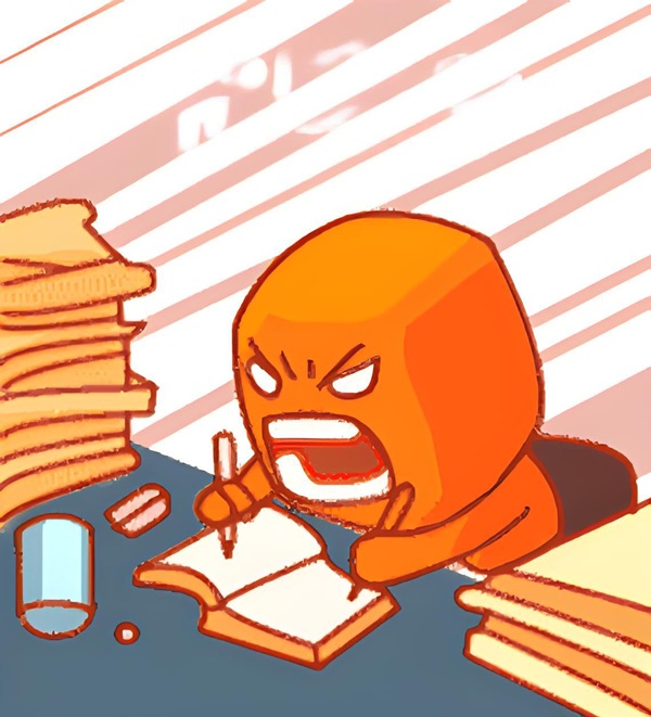 Chạy deadline meme mệt mỏi