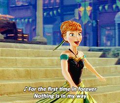 For the first time in forever.