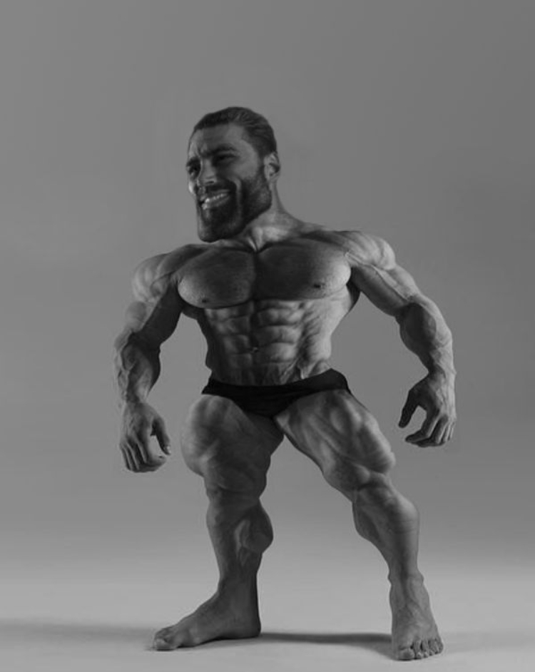 GigaChad meme biến thể