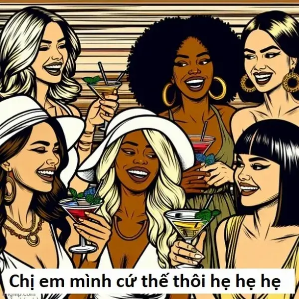 Chị em mình cứ thế thôi hẹ hẹ hẹ