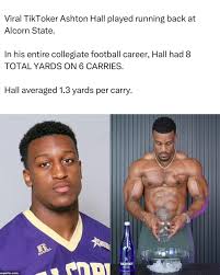 NFL Ashton Hall meme