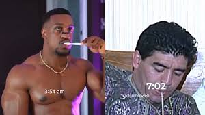 Ashton Hall Maradona meme