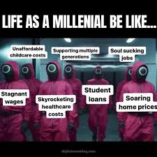 Squid Game meme game over funny