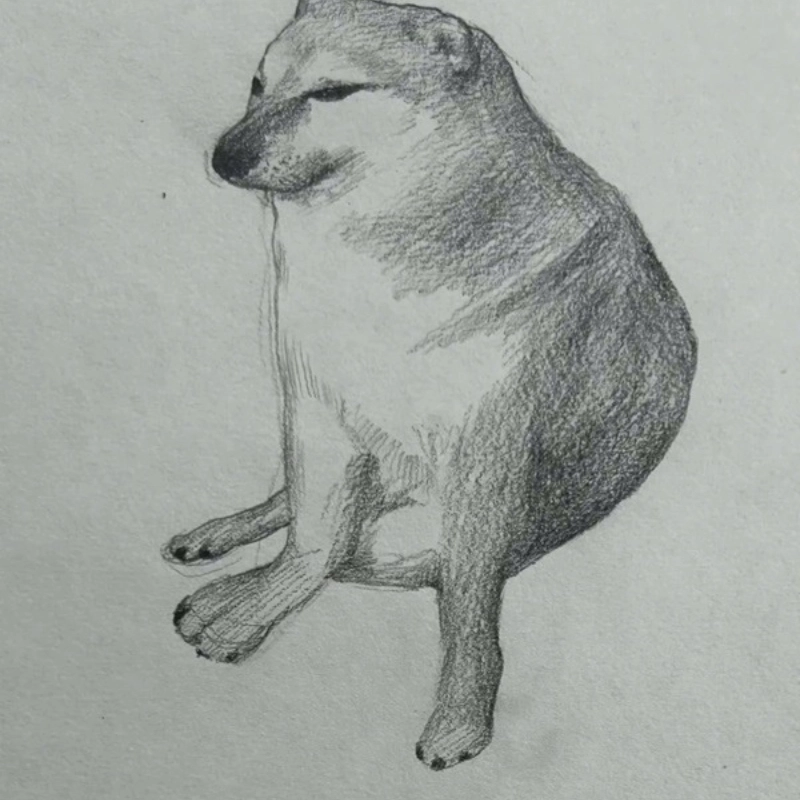 Meme vẽ Cheems hài hước