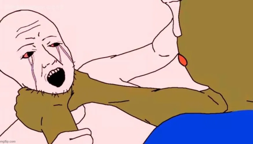 Meme bóp cổ châm biếm nhẹ