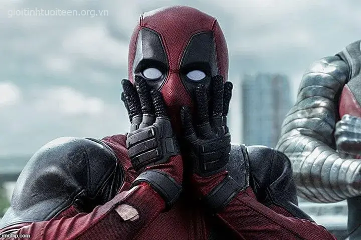 Deadpool shock meme