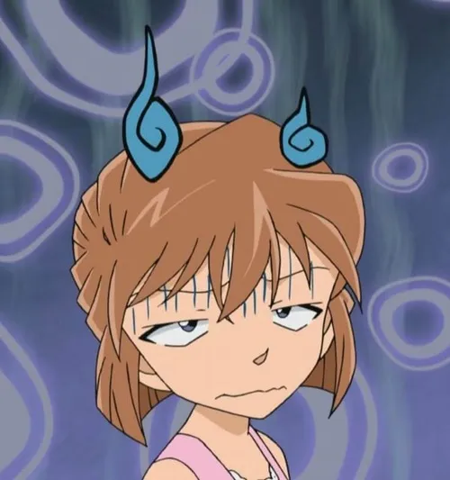 Haibara meme mỉm cười