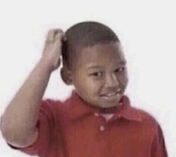 Meme gãi đầu quê