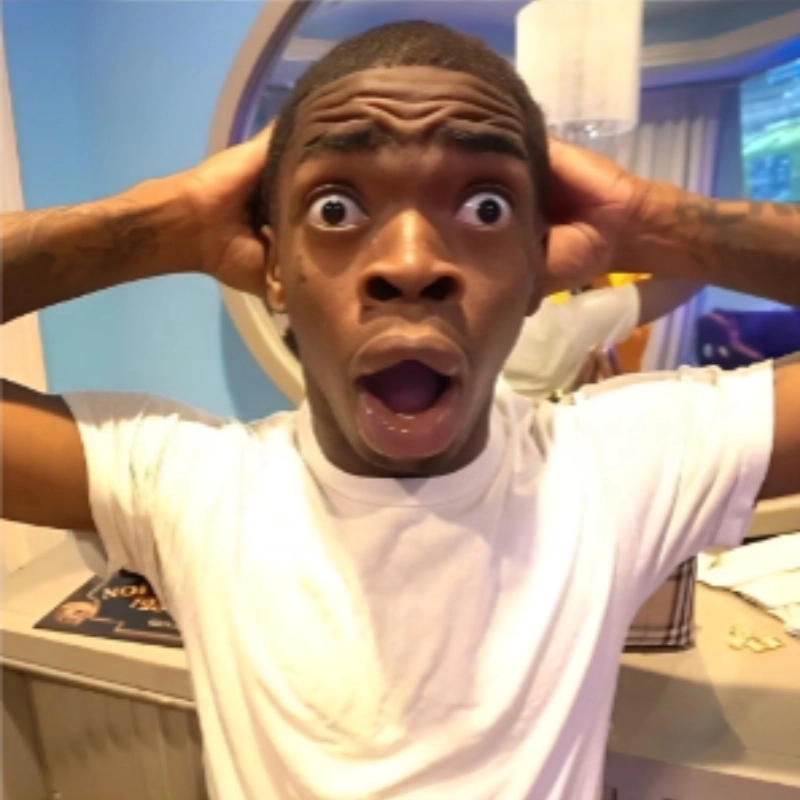 Meme anh da đen há mồm cực kỳ hài hước và dễ thương, đừng bỏ lỡ