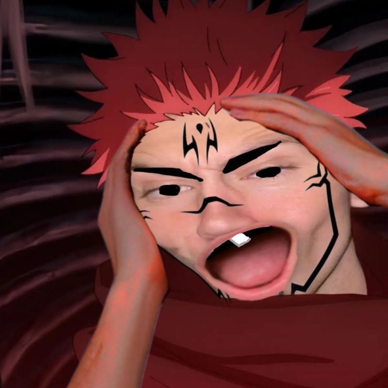 Sukuna reaction meme