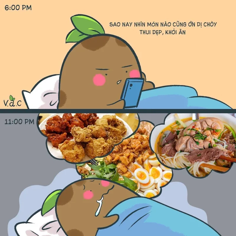 Meme về ăn uống