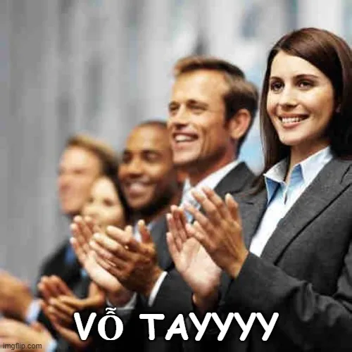 meme vỗ tay biểu cảm