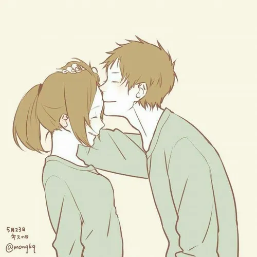 Ảnh nựng tóc couple