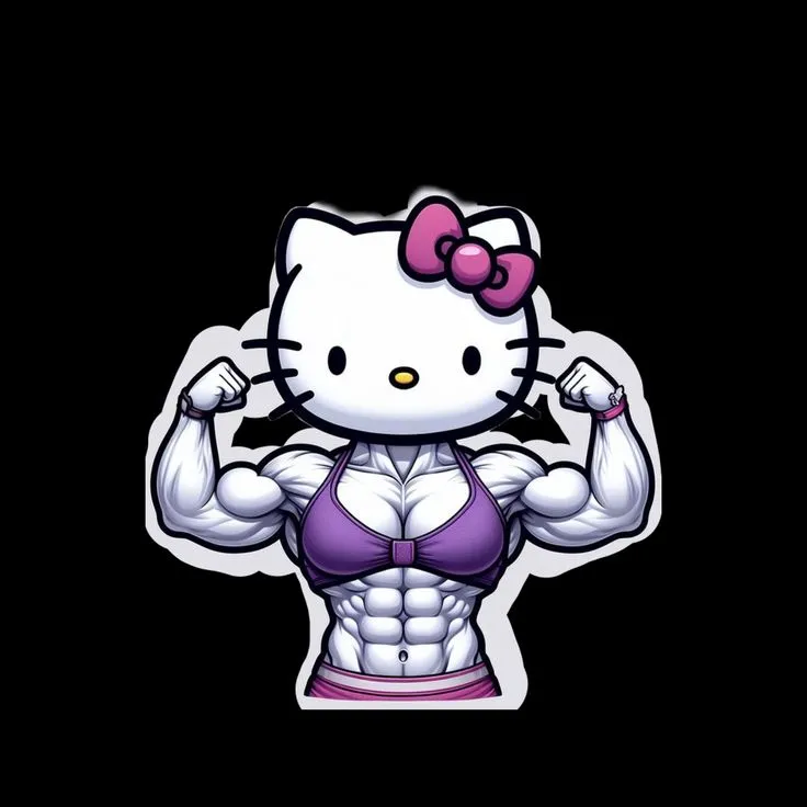 Hello Kitty gym meme