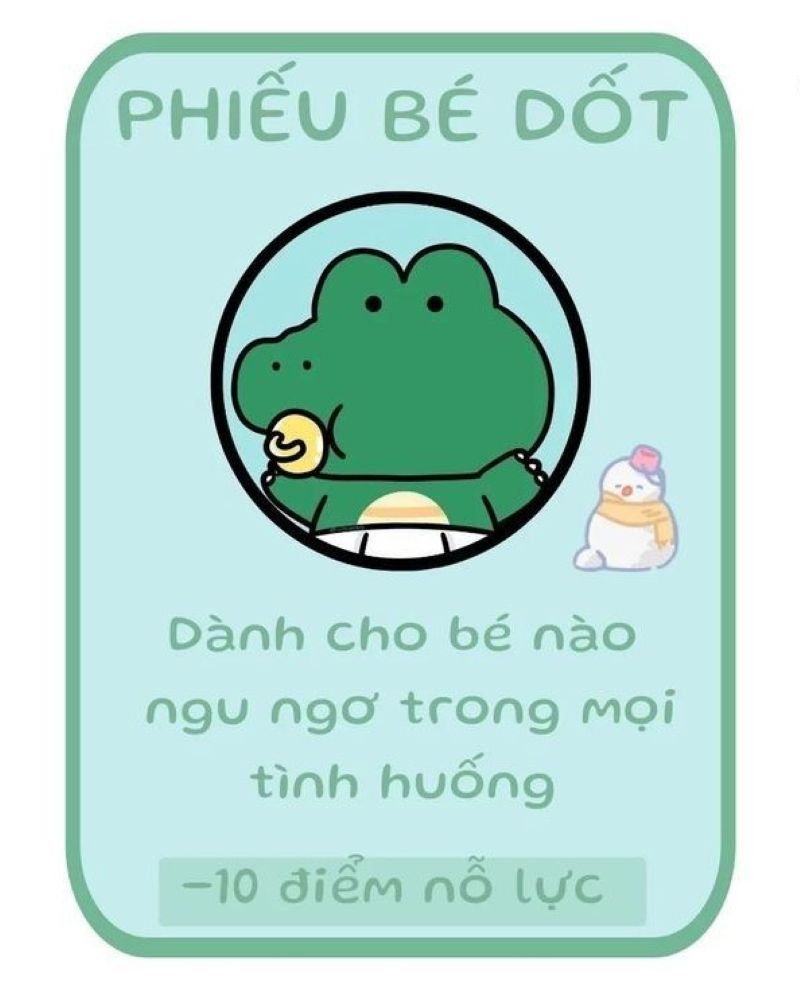 Phiếu Bé Ngoan Meme reaction