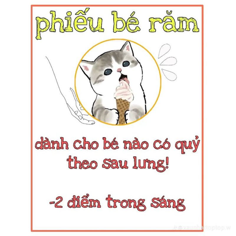 Phiếu Bé Ngoan Meme collection