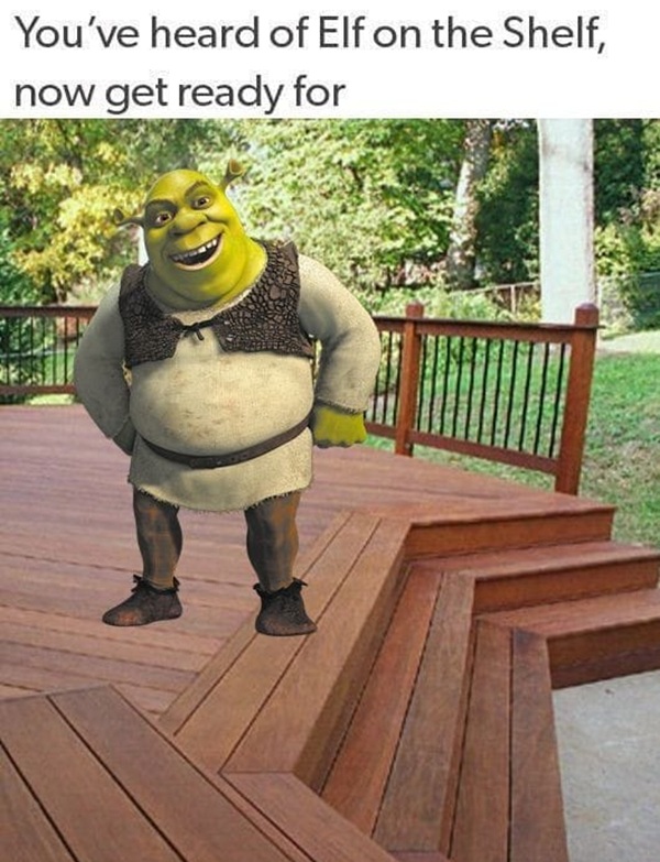 Shrek meme scroll