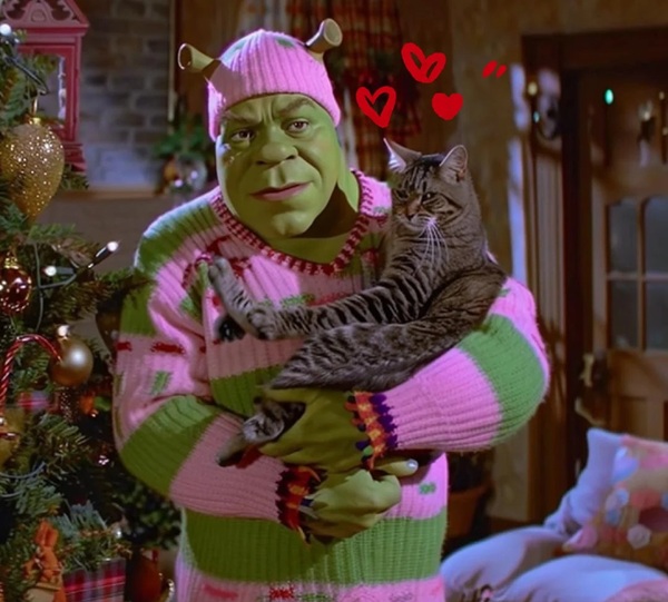 Shrek meme expression