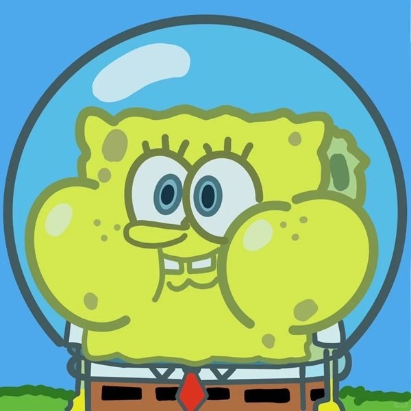 SpongeBob meme square