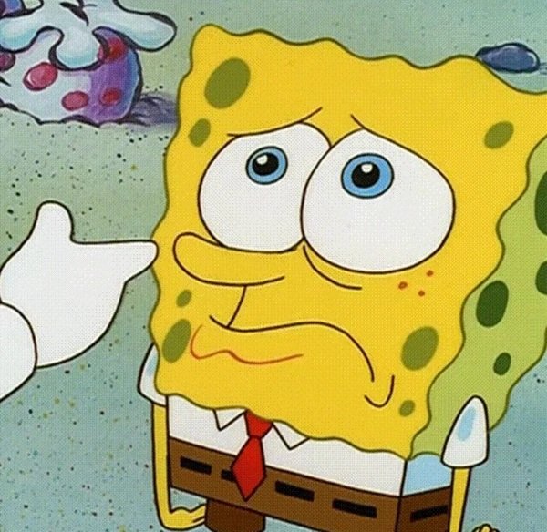 SpongeBob meme creative