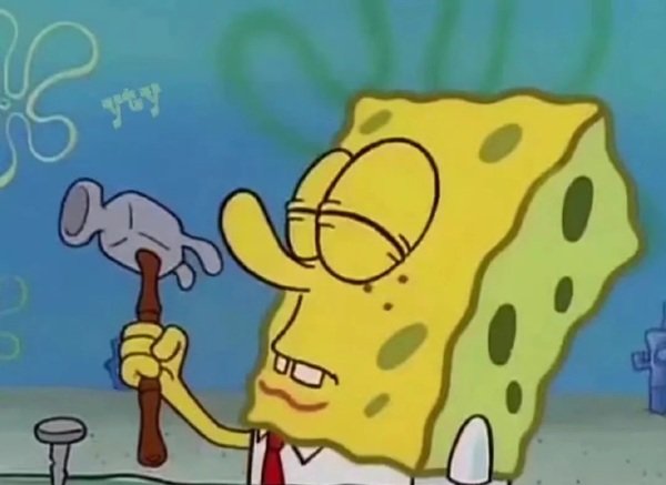 SpongeBob meme work