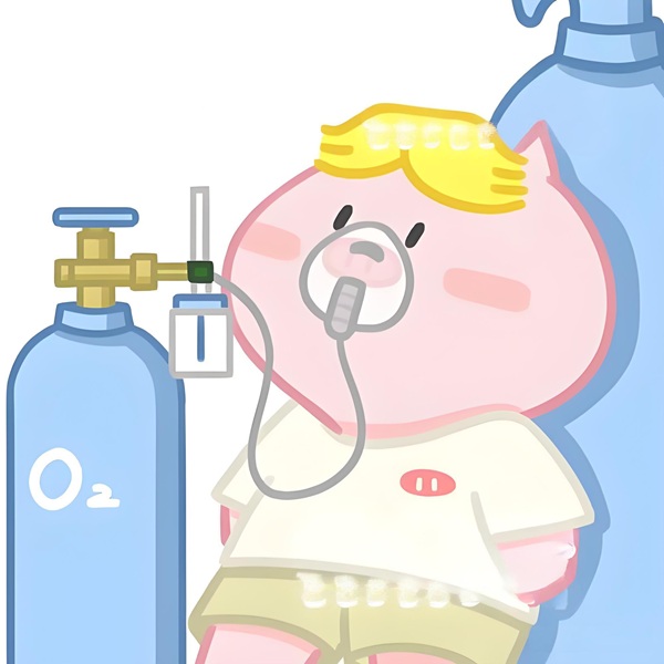 Thở oxy meme stress