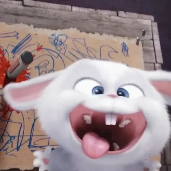 Ảnh Thỏ Snowball Meme cười ngất