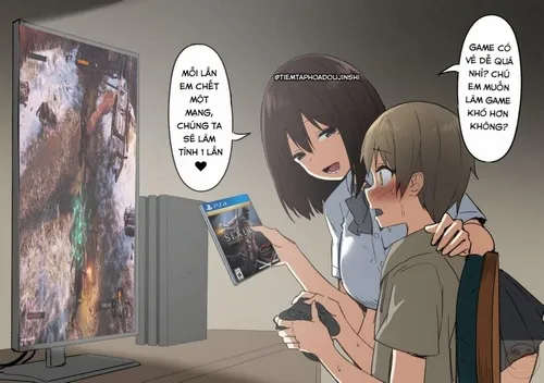 Hình chế cặp yêu troll nhau vắt cạn sức anh Hình chế cặp yêu troll nhau vắt cạn sức anh