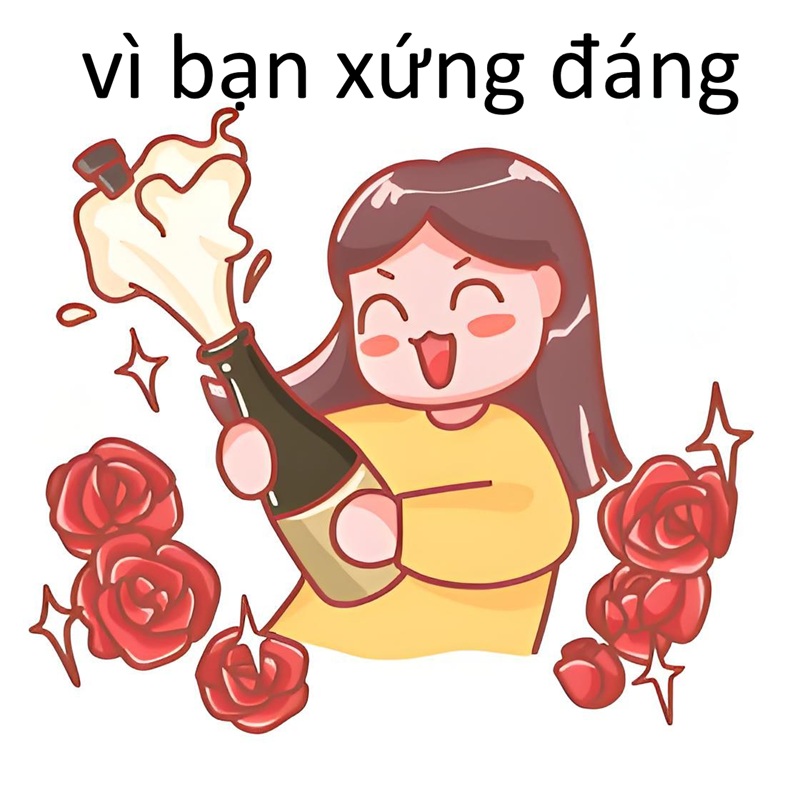 Vì bạn xứng đáng meme châm biếm