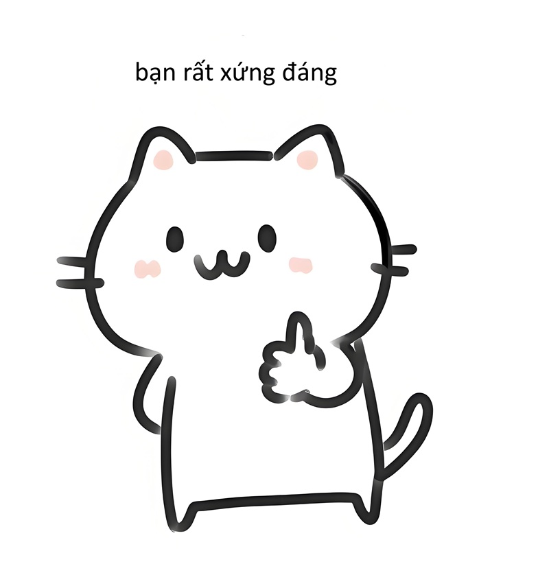 Ảnh chế vì bạn xứng đáng cute