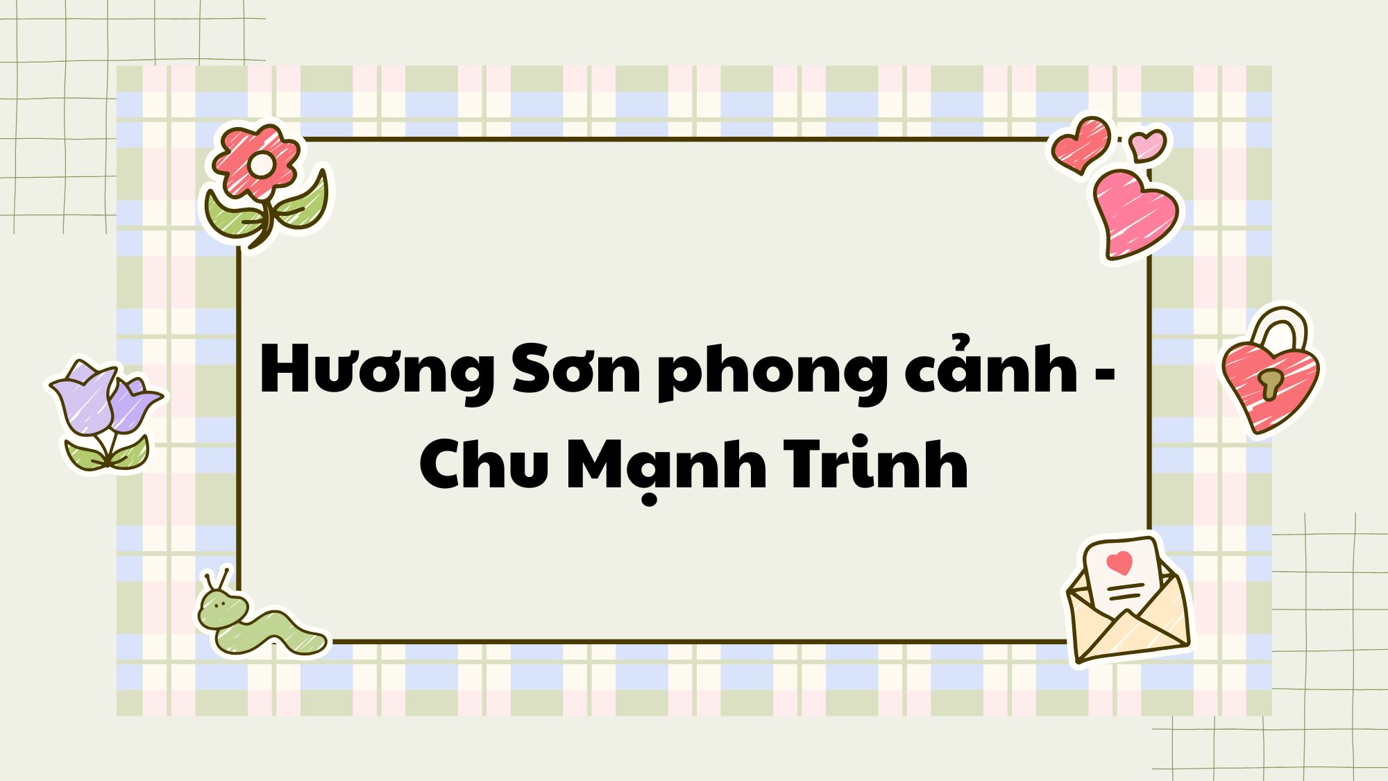 Hương Sơn phong cảnh Chu Mạnh Trinh