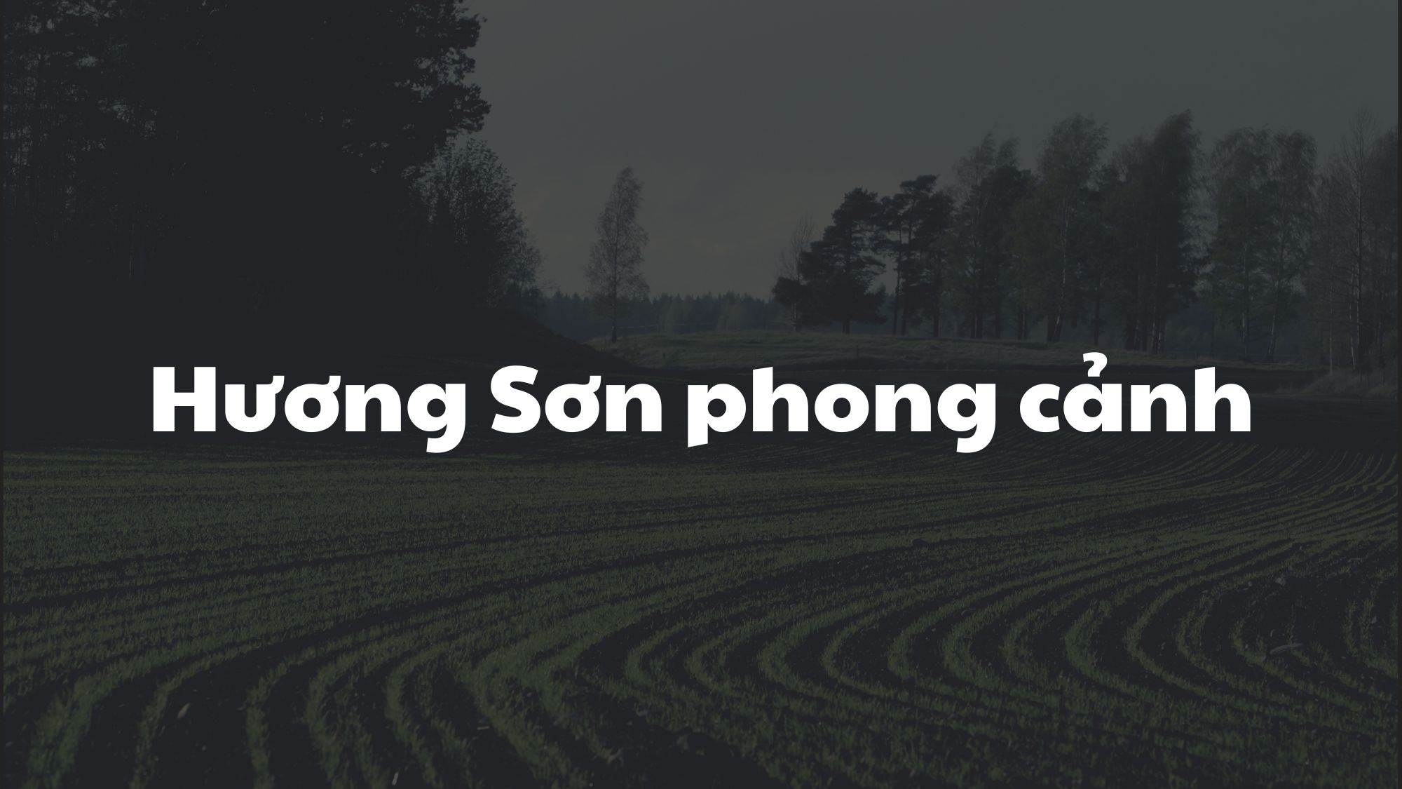 Hương Sơn phong cảnh