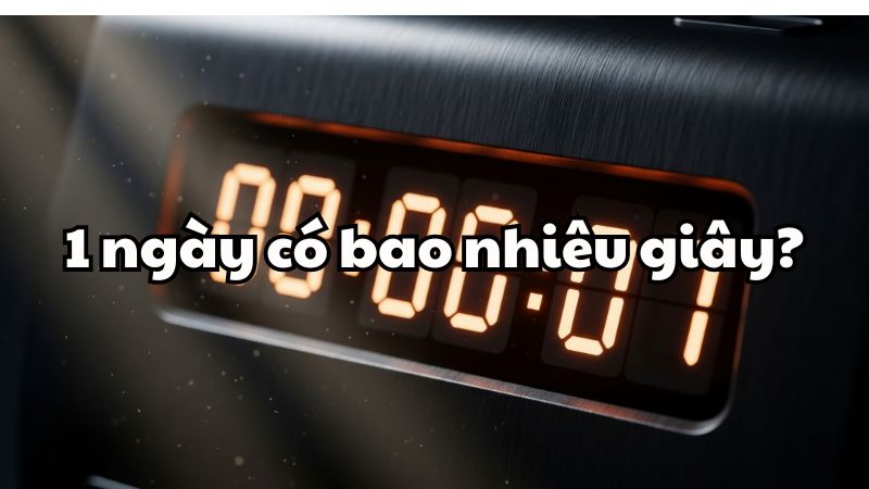 1 ngày có bao nhiêu giây?