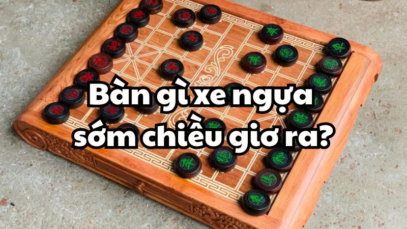 Bàn gì xe ngựa sớm chiều giơ ra?
