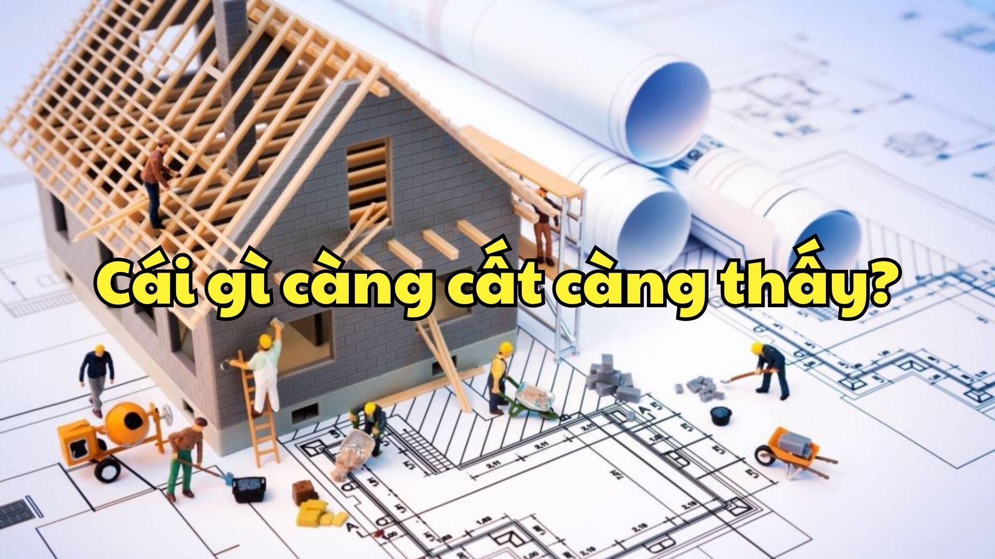 Cái gì càng cất càng thấy?