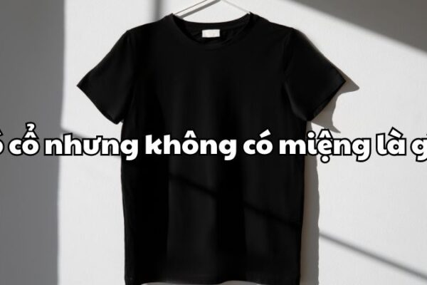Có cổ nhưng không có miệng là gì?