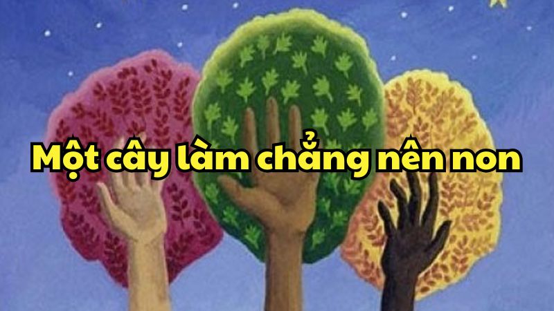Một cây làm chẳng nên non