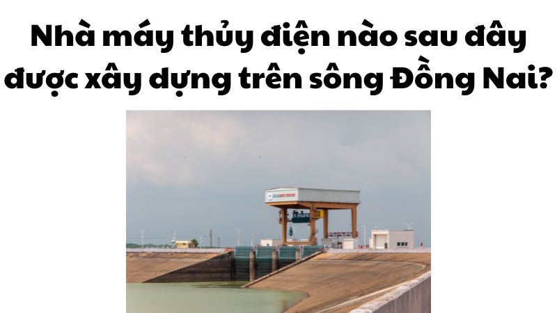 Nhà máy thủy điện nào sau đây được xây dựng trên sông Đồng Nai?