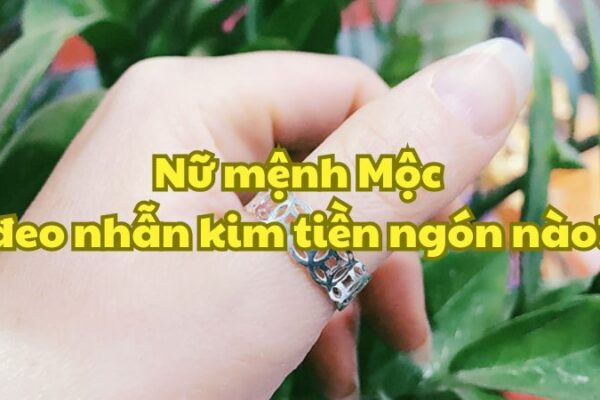 Nữ mệnh Mộc đeo nhẫn kim tiền ngón nào?