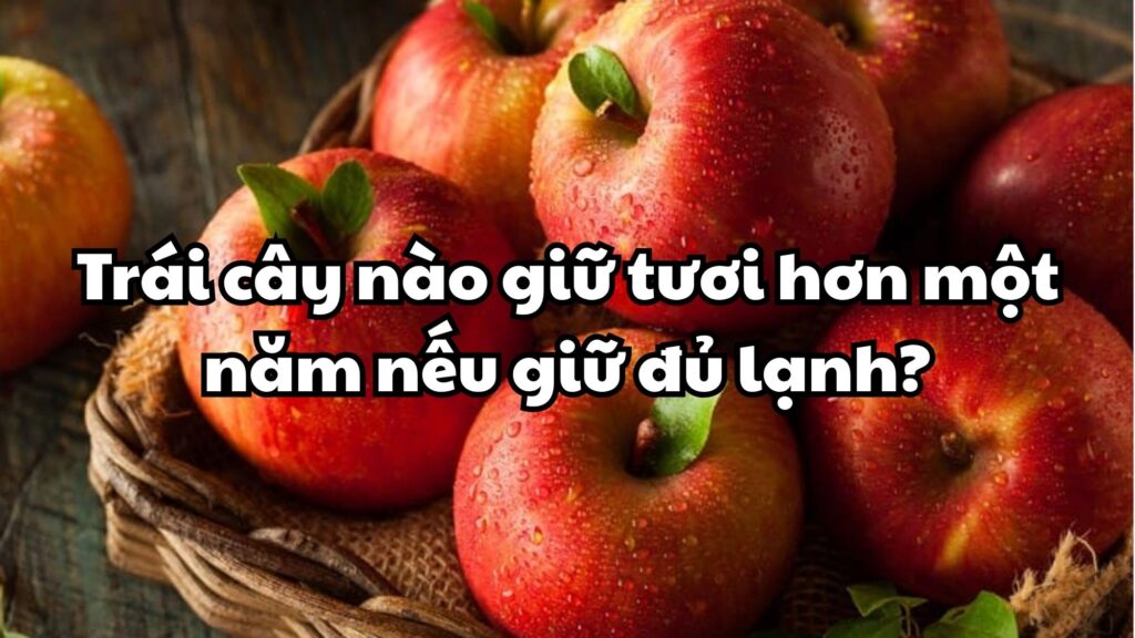 Trái cây nào giữ tươi hơn một năm nếu giữ đủ lạnh?
