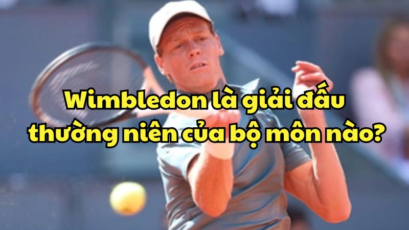 Wimbledon là giải đấu thường niên của bộ môn nào?