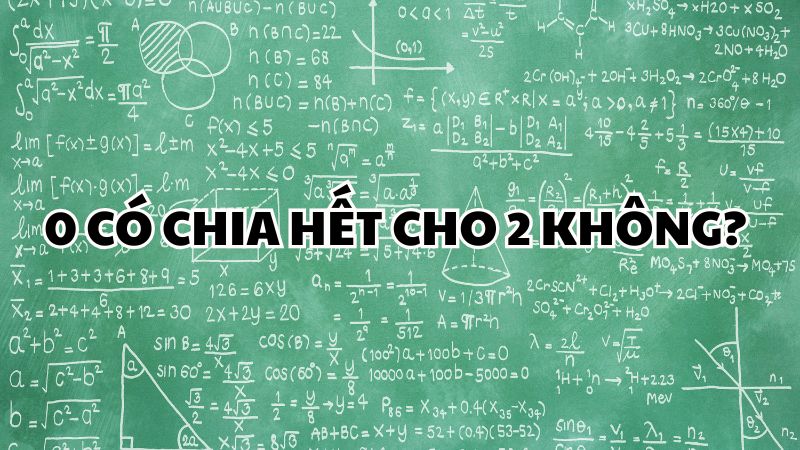 0 có chia hết cho 2 không?