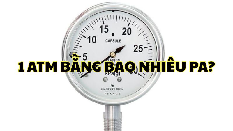 1 atm bằng bao nhiêu Pa?