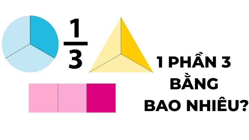 1 phần 3 bằng bao nhiêu?