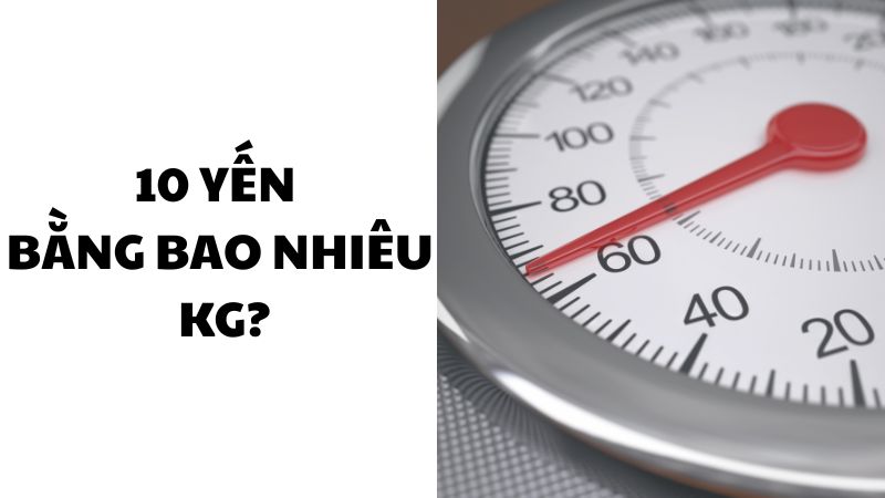 10 yến bằng bao nhiêu kg?