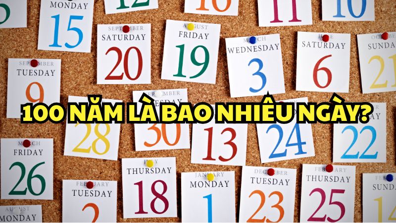 100 năm là bao nhiêu ngày?